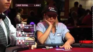 WCP III - Aggressive Arenstien Bets At The Flush Draw Pokerstars.com