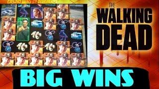 The WALKING DEAD slot machine BIG WINS (2 videos)
