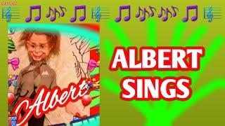 SCRATCHCARDS...Albert..WHoooooOOOOO..SING SONGS....AND .VIEWERS PICKED THERE  SCRATCHCARDS....LIVE