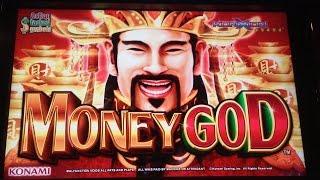 First Look - Konami: Money Gold  2 Bonuses and Line Hit on a $0.80 bet