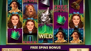 WIZARD OF OZ: EMERALD CITY Video Slot Casino Game with a FREE SPIN BONUS
