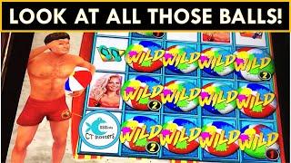 BACK TO BACK SPIN SUCCESS ON MULTIPLE SLOTS w/BALLS! BAYWATCH SLOT, DRAGON LINK SLOT MACHINE! QH!