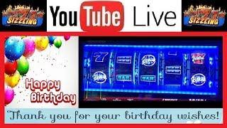 (6) SIZZLING Awesome BIG BONUS WINS on my BIRTHDAY from the CASINO - NEW Slot Machine Videos