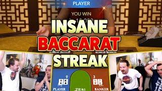 Insane Baccarat winning streak