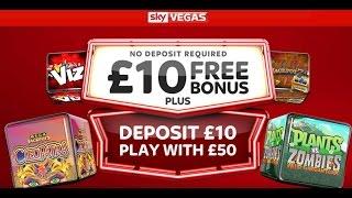 SKY VEGAS SIGN UP DEAL • £10 FREE ! play slots online REVIEW