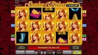 Garden of Riches Slot Novomatic - Freespins with 5 Lines
