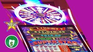•️ New - Super Star Sevens Liberty Link slot machine, 2 bonuses