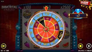 Immortal Fruits Slot - Money Wheel BIG WIN!