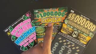 PLAYING $20 SCRATCH OFFS FROM PA NY & NJ LOTTERY