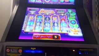 Genies Magic Lamp + Jackpot jewels High Roller spins. BLOCKED TERMINAL FOR FILMING!!!