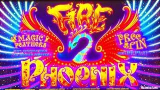 Fire Phoenix slot machine, Live Play & bonus