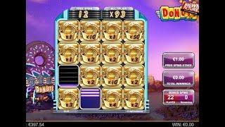 Donuts Slot - Free Spins With 93x Multiplier Sick Result!