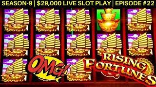 Rising Fortunes Slot Machine Huge Win | Buffalo Gold Slot 14 Gold Head & Big Win | SE 9 | EP #22