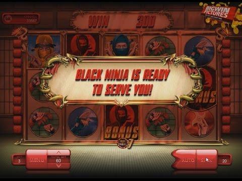 The Ninja Slot - Black Ninja Bonus!