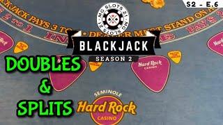 BLACKJACK Season 2: Ep 6 $25,000 BUY-IN ~  High Limit Play Up to $2500 Hands ~  W/ DOUBLES & SPLITS