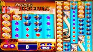++NEW Serpent Legends Slot Machine, Class II, Live Play & Bonus