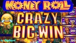 MONEY ROLL slot machine MAX BET Live Play BONUS WINS!