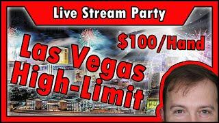⋆ Slots ⋆ LAS VEGAS LIVE HIGH-LIMIT $100/Hand Video Poker • The Jackpot Gents