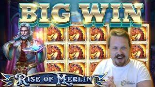 BIG WIN on Rise of Merlin (NEW SLOT)
