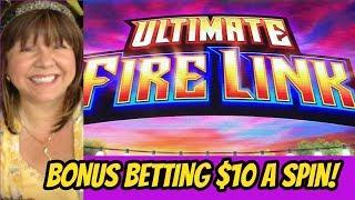 BONUS $10 A SPIN-ULTIMATE FIRE LINK SLOT/POKIES