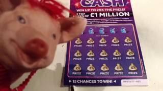 Millionaire 20x CASH & Millionaire Riches Scratchcards...with Piggy