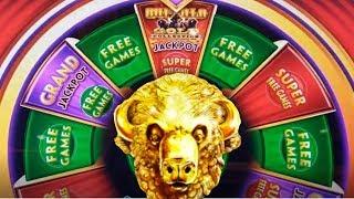 SPINNING for the JACKPOT on WONDER 4 * BUFFALO GOLD * Slots/Pokies