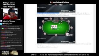 BOOM! Hand Analysis with 'TheLangolier' - PokerStars