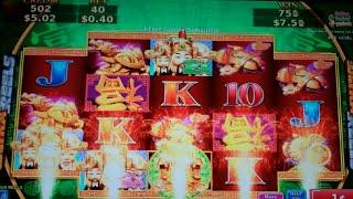 Great Luck Great Profit Slot Machine Bonus - 5 Free Games with Mystery Reveal Symbols - Nice Win