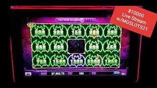 $10000 High Limit Slot Play W/MGSLOTS21 Live Stream Part 1