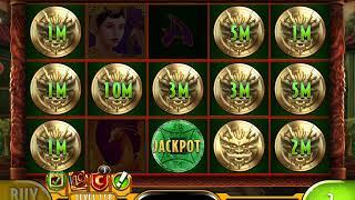 SHRINE OF FIRE Video Slot Casino Game with a "BIG WIN" STICK & WIN BONUS