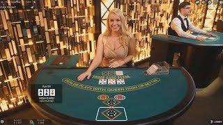 £1000 vs Live Dealer Casino Three Card Poker Big Bets