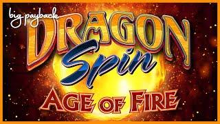 Dragon Spin Age of Fire Slot - ALMOST A FULL SCREEN OF WILDS!