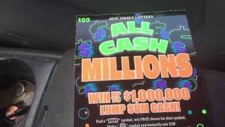 Bazinga again!!! All cash Millions New Jersey ticket BIG WIN