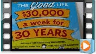 "The Good Life" $30 Illinois Instant Lottery Scratch Off Ticket