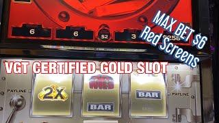 VGT LIVE PLAY ! $6-$10 BET! CERTIFIED GOLD AND LUCKY LEPRECHAUN SLOTS !! SOME NICE RED SCREENS !!!!