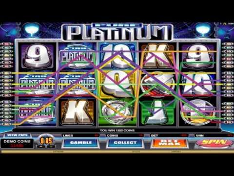 Free Pure Platinum slot machine by Microgaming gameplay ★ SlotsUp