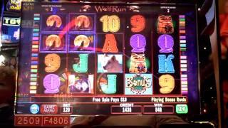 Wolf Run Penny Slot Bonus
