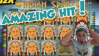 Online Slot - INDIAN SPIRIT Big Win and LIVE CASINO GAMES (Casino Slots) Huge win
