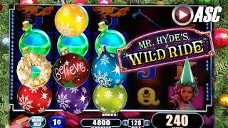 MR HYDE's WILD RIDE | WMS ~ HOLIDAYS EDITION ~ Slot Machine Bonus