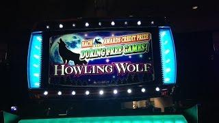 Howling wolf Slot Various Bonuses $1.50 Bet -Azure