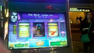 Tinman bonus  the road to emerald city bonus WMS slot machine max bet