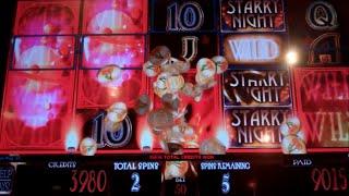 Starry Night Slot Machine Bonus - 7 Free Spins with Stacked Wilds - MEGA BIG WIN
