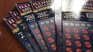 Mini-Group Purchase - Illinois Millions scratching 6 tickets