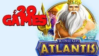 King of Atlantis Slot £20 High Roller Spins