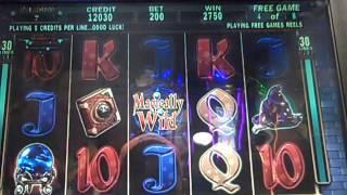 Magically Wild Slot Bonus Max Bet + Progressive BIG WIN