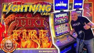 • $25 HIGH LIMIT • Lightning Cash Tiki Fire Mini Bonus •JACKPOT! | The Big Jackpot