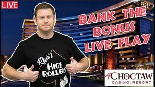 Live Bank The Bonus Slot Play ⋆ Slots ⋆ Big Wins at Choctaw Casino!