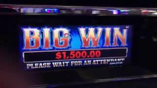 Black Diamond Slot Machine Hand Pay Jackpot for $1500