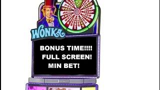 World of Wonka Slot Machine **BONUS TIME W/FULL SCREEN** Min Bet!