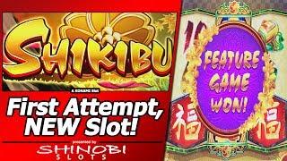 Shikibu Slot - First Attempt with Live Play and Free Spins Bonus